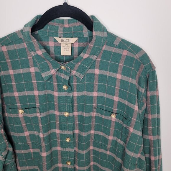 Duluth Trading Co Button Up Womens 2XL - Picture 3 of 7